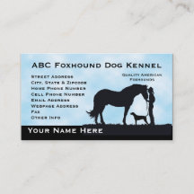 Amerikanischer Foxhound-Western Motiff