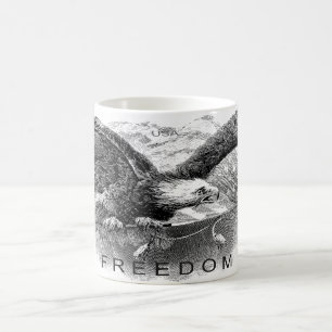 Amerikanischer FREEDOM Kaffeebecher Kaffeetasse