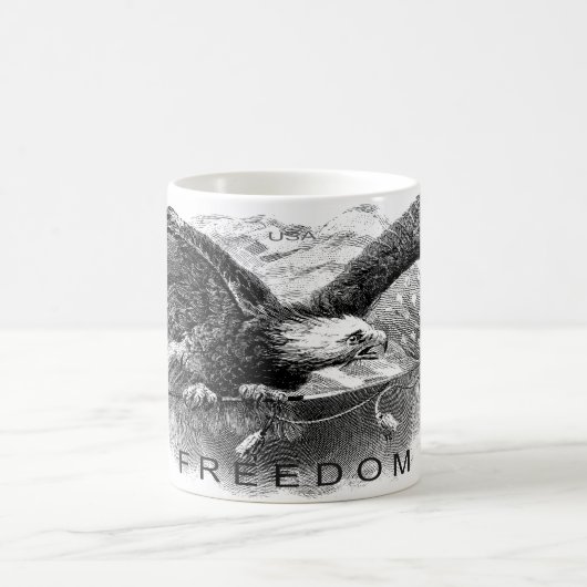 Amerikanischer FREEDOM Kaffeebecher Kaffeetasse (Mittel)