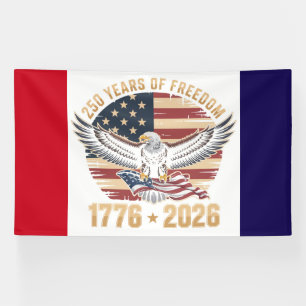 Amerikanischer Freiheitsjubiläum 250. Jahrestag Banner