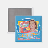 Amerikanischer Freiheitsmagnet Magnet (Vorderseite/Rückseite)