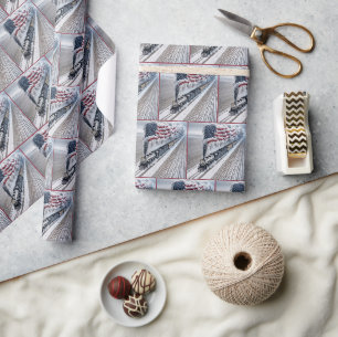 Amerikanischer Freiheitszug Geschenkpapier