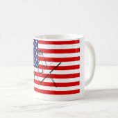 Amerikanischer Freimaurer Kaffeetasse (VorderseiteRechts)