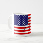 Amerikanischer Freimaurer Kaffeetasse (Vorderseite Links)
