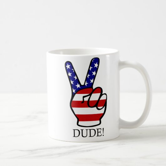 Amerikanischer Frieden Kaffeetasse (Rechts)