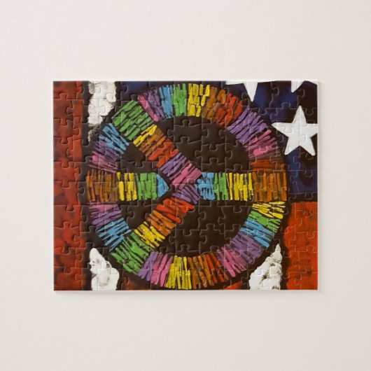 Amerikanischer Frieden Puzzle (Horizontal)