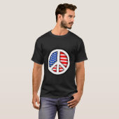 Amerikanischer Frieden T-Shirt (Vorne ganz)