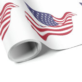 AMERIKANISCHER FRIEDENSABSCHLUSS GESCHENKPAPIER (Rolleneckpunkt)