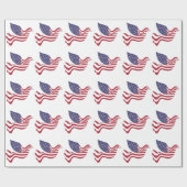 AMERIKANISCHER FRIEDENSABSCHLUSS GESCHENKPAPIER (Flach)
