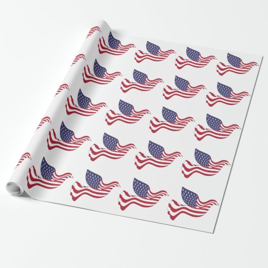 AMERIKANISCHER FRIEDENSABSCHLUSS GESCHENKPAPIER (Ungerollt)