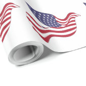 AMERIKANISCHER FRIEDENSABSCHLUSS GESCHENKPAPIER (Rolleneckpunkt)