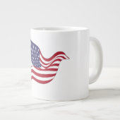 AMERIKANISCHER FRIEDENSABSCHLUSS Jumbo-Tasse (Vorderseite Rechts)