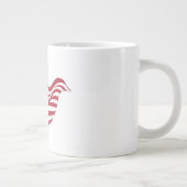 AMERIKANISCHER FRIEDENSABSCHLUSS Jumbo-Tasse (Rechts)