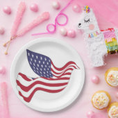 AMERIKANISCHER FRIEDENSABSCHLUSS PAPPTELLER (Party)