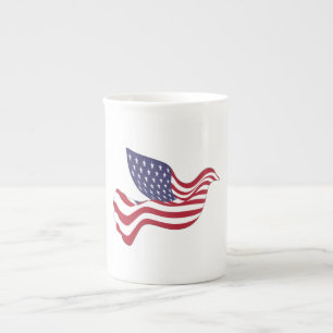 AMERIKANISCHER FRIEDENSABSCHLUSS PORZELLANTASSE