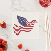 AMERIKANISCHER FRIEDENSABSCHLUSS SERVIETTE (Beispiel)