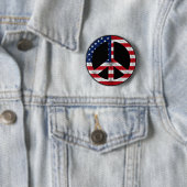 Amerikanischer Friedensknopf Button (Beispiel)