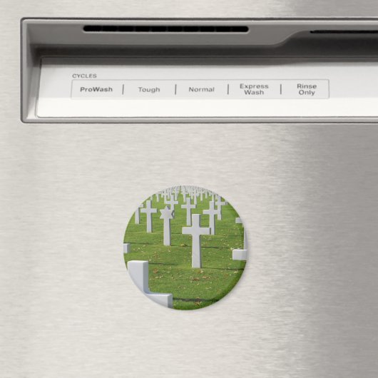Amerikanischer Friedhof in der Normandie Magnet (In Situ (Geschirrspüler))
