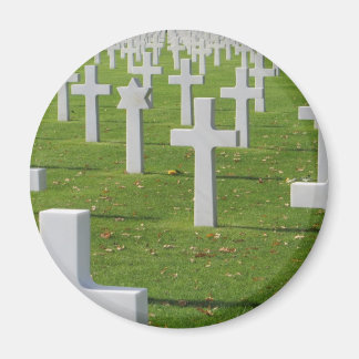 Amerikanischer Friedhof in der Normandie Magnet
