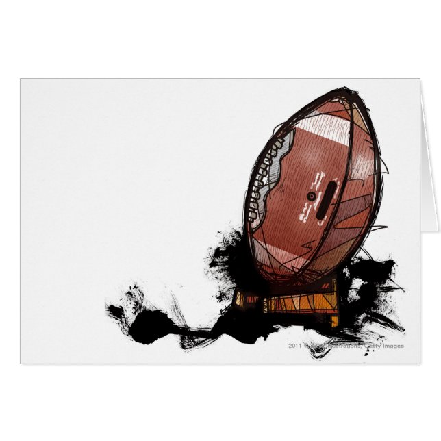 Amerikanischer Fußball (Vorderseite (Horizontal))