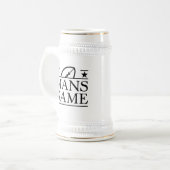 Amerikanischer Fußball bemannt Spiel-Tasse Bierglas (Vorderseite Links)