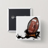 Amerikanischer Fußball Button (Vorne & Hinten)
