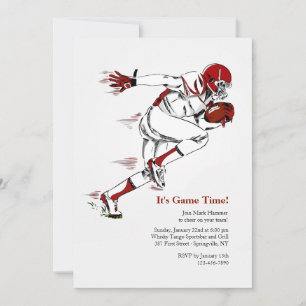 Amerikanischer Fußball-Einladung Einladung