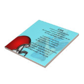 Amerikanischer Fußball-Entwurfs-Fliese - Fliese (Seite)