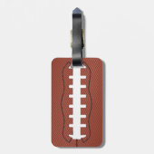 amerikanischer Fußball Gepäckanhänger (Rückseite vertikal)