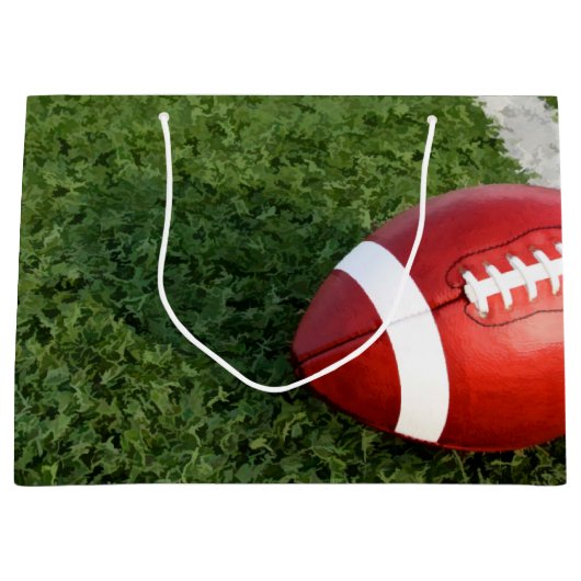 Amerikanischer Fußball-Geschenk-Tasche groß Große Geschenktüte (Vorderseite)