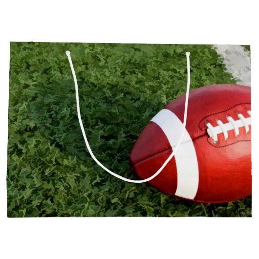 Amerikanischer Fußball-Geschenk-Tasche groß Große Geschenktüte (Rückseite)