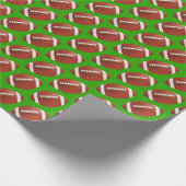 Amerikanischer Fußball Geschenkpapier (Ecke)
