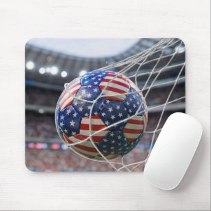 Amerikanischer Fußball im Netz Mousepad