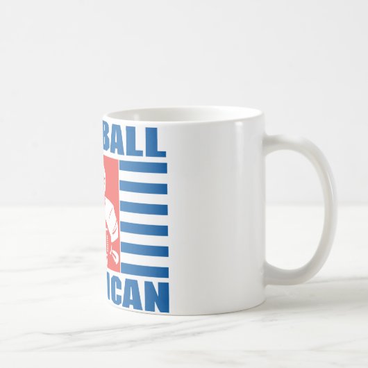Amerikanischer Fußball Kaffeetasse (Rechts)