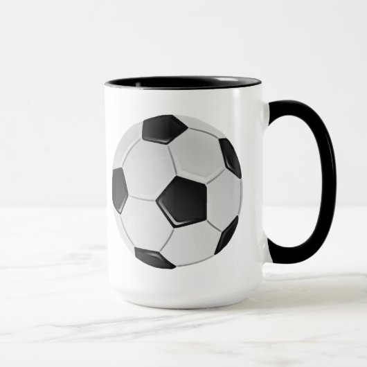 Amerikanischer Fußball oder Assoziationsfußballbal Tasse (Rechts)