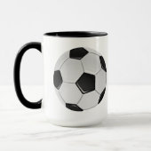 Amerikanischer Fußball oder Assoziationsfußballbal Tasse (Links)