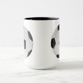 Amerikanischer Fußball oder Assoziationsfußballbal Tasse (Zentrum)
