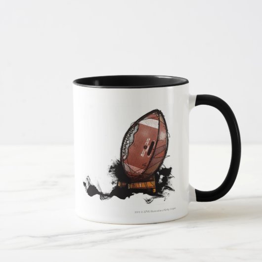 Amerikanischer Fußball Tasse (Rechts)