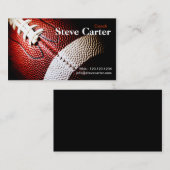 Amerikanischer Fußball-Trainer-oder Visitenkarte (Vorne/Hinten)