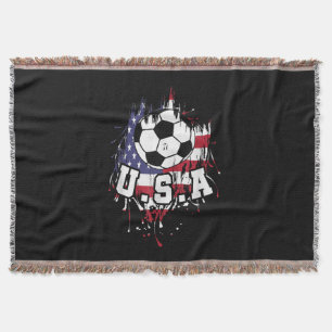 Amerikanischer Fußball USA Decke