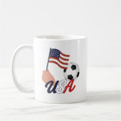 Amerikanischer Fußballstolz Kaffeetasse (Links)