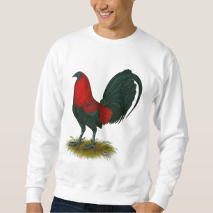 Amerikanischer Gamecock: Braunrot Sweatshirt