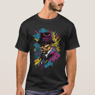 Amerikanischer Gangster Vintage-Klassiker Mafia-St T-Shirt