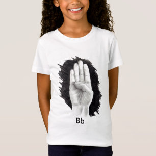 AMERIKANISCHER GEBÄRDENSPRACHE-BUCHSTABE "B " T-Shirt