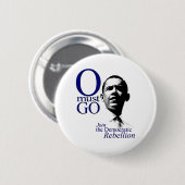Amerikanischer geborener Knopf der Republik OMG - Button (Vorne & Hinten)