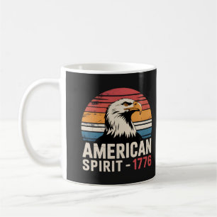 Amerikanischer Geist 1776 Patriotisch 4. Juli Kaffeetasse