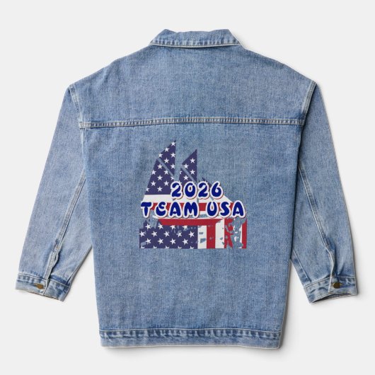 Amerikanischer Geist Jeansjacke (Rückseite)