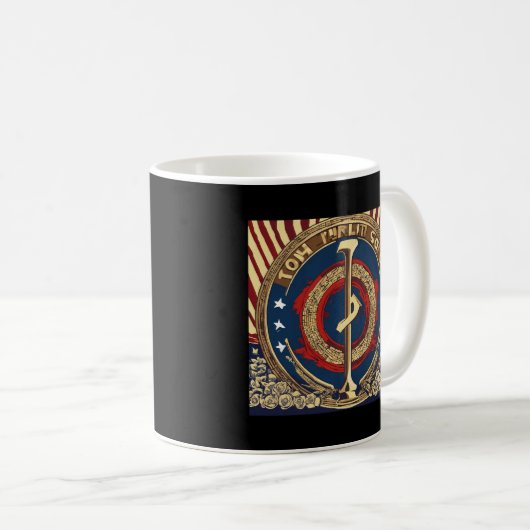amerikanischer Geist Kaffeetasse (VorderseiteRechts)