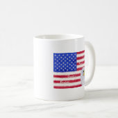 Amerikanischer Geist Kaffeetasse (VorderseiteRechts)