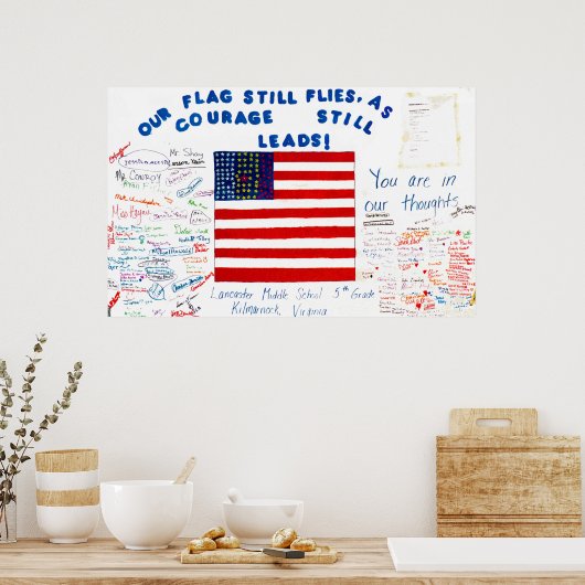 amerikanischer Geist Poster (Küche)